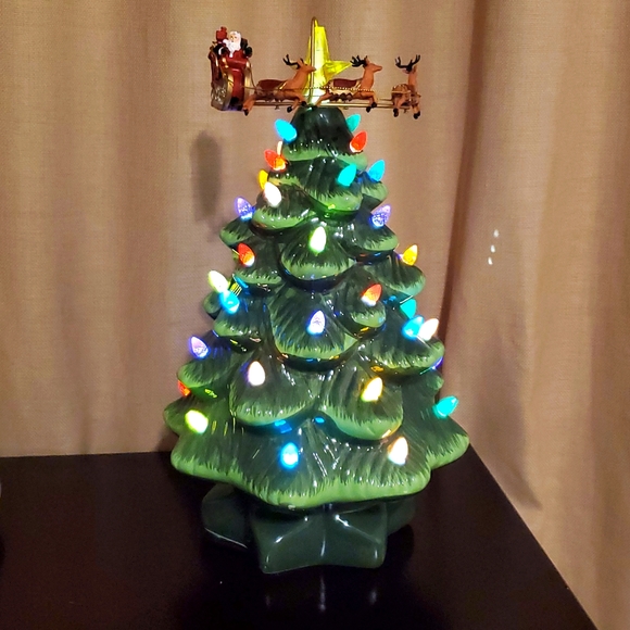 Mr. Christmas Holiday Mr Christmas Nostalgic Ceramic Christmas Tree